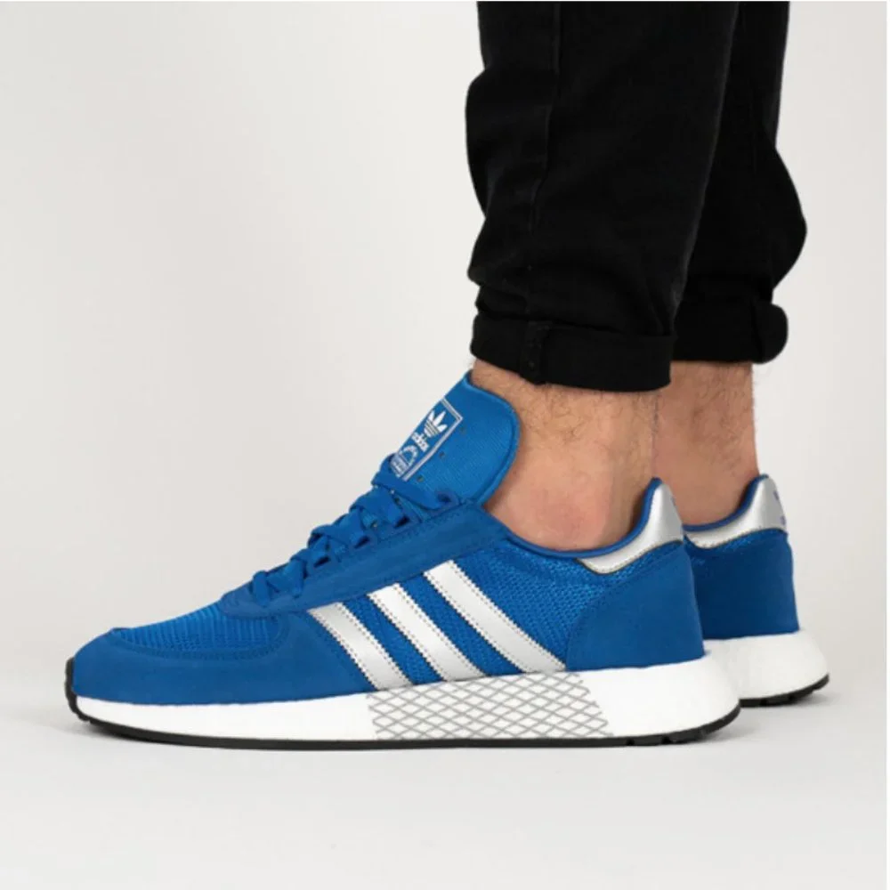 Adidas Marathon 5923 Collegiate Royal Blue & Silver Sneaker Shoes G26782 Size: 7